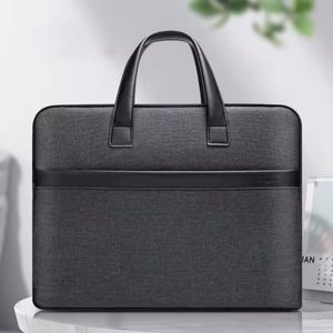 Maletín Ecológico de Tela Oxford de Alta Calidad para Conferencias, Bolsa para Portátil de 15.6 Pulgadas con Bolsillo Impermeable - Product Image 2