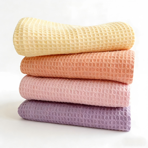 Essuie-tout de cuisine en coton gaufré de qualité supérieure, durable, réutilisable, lavable, taille et motif personnalisables pour usage quotidien - Product Image 2