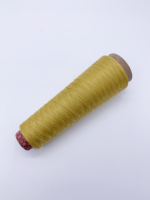 Fil fantaisie 2/120NM 7% soie 33% laine mérinos 30% lyocell 30% PBT anti-boulochage ignifuge super doux au toucher de haute qualité