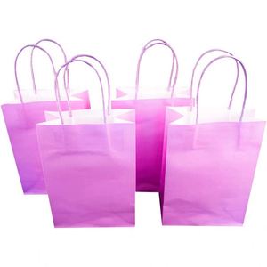 <b>Small</b> <b>Gift</b> Paper Bag with Handle Kraft for Birthday Party Favor in Bulk for Present Shopping Wedding Takeaway Food Paper Bag - Product Image 3