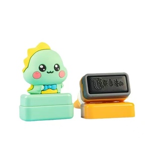 Nuovo arrivo fai da te cartone animato sigillo Flash per bambini nome del timbro nome del timbro di stoffa per bambini sigillo di plastica 10*30mm - Product Image 1