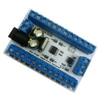 ELETECHSUP Module numérique à distance de contrôle de température 8 canaux Ds18b20 Rs485 Modbus Rtu Capteur PLC R4DCB08