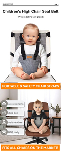 Cinturón de Seguridad para Silla de Bebé, Nuevo de Fábrica, Protección Anticaídas, Cinturón de Seguridad Fijo, Portátil, para Silla de Comedor Infantil - Product Image 2