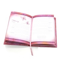 Journal quotidien de haute qualité personnalisé de fabrication professionnelle avec fournisseur d'impression de cahier de notes autocollantes en couleur