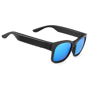 Lunettes de soleil Bluetooth intelligentes, pour appel, avec TWS casque, cadres anti-lumière bleue