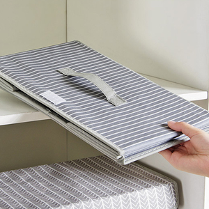 Edredón de tela plegable, caja de almacenamiento de ropa con asas de transporte - Product Image 6