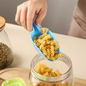 <b>Plastic</b> Flour Shovel Food Grade PP Material <b>Kitchen</b> Tool For Rice Grain Nut Storage Measuring Spoons Set - Product Image 2