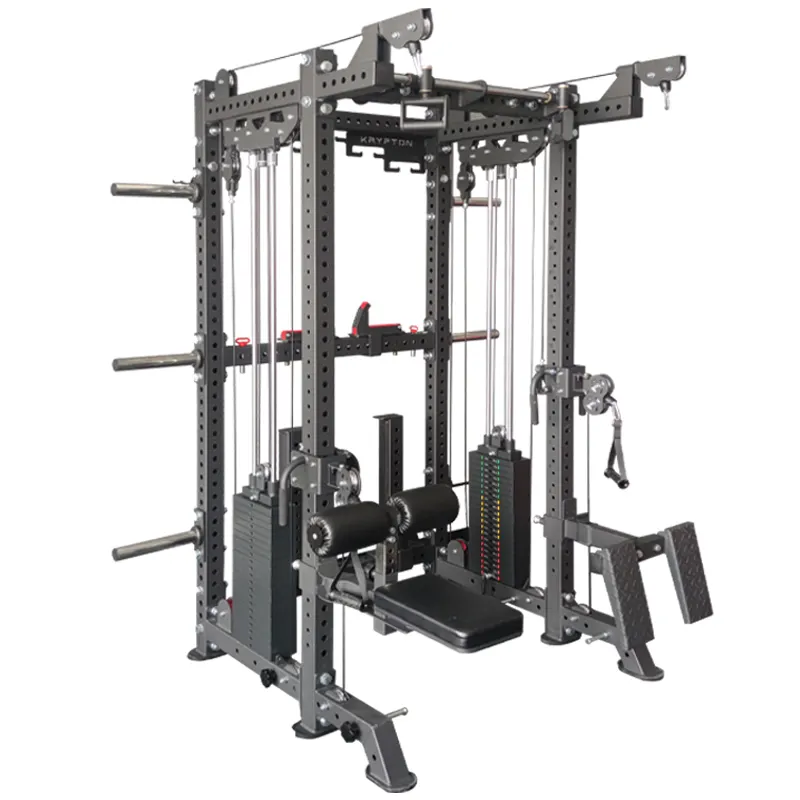 Máquina de ejercicio multifuncional para hombre, equipo de ejercicio multifuncional con Cable cruzado para gimnasio en casa, equipo de entrenamiento de fuerza