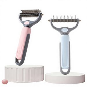 Peigne démêlant anti-nœuds pour animaux de compagnie, modèle simple de deuxième génération, en forme de coquille à bulles, vente en gros - Product Image 1