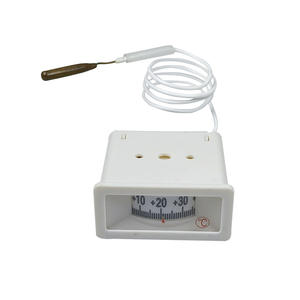 Thermomètre capillaire pour congélateur commercial, boîtier en plastique de 58 mm avec contact en alliage cuivre-argent, protection contre la surchauffe - Product Image 3