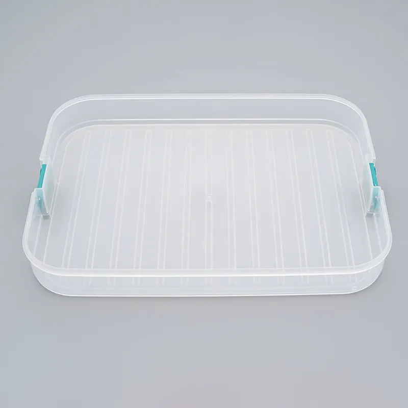 Mehrschichtige Küchenkühlschrank-Organisator-Einheiten abnehmbare Kunststoffprodukte Teigtaschen-Speicherbehälter