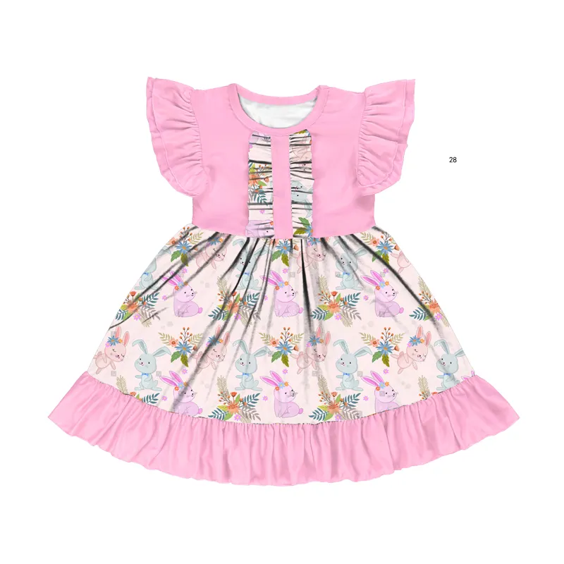 BQ-323-YXL Baby Girl Kleid Party Kleider Prinzessin Sommer 3 bis 6 Monate Baby Doll Kleid