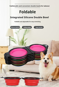 FishPrincess 400ml Eco-Friendly Collapsible <strong>Pet</strong> Water <strong>Bowl</strong> <strong>Durable</strong> Travel <strong>Bowl</strong> for Dogs Food Grade Silicone - Product Image 4