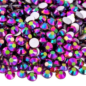 OLeeya Factory Wholesale SS30 Crystal Glass Rhinestones Non Hotfix Flatback for 3D Nail Art Glue on Rhinestones - Product Image 3