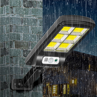 Lámpara Solar LED para Exteriores con Sensor de Movimiento, 3 Modos de Iluminación, Control Remoto Inalámbrico, Resistente al Agua, para Jardín y Patio