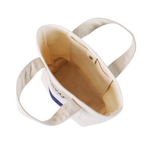 Sacs en tissu réutilisables légers et de taille moyenne pour les courses, sacs fourre-tout en toile de coton tendance - Product Image 5