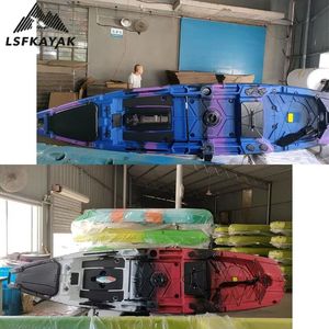 Kayak LSF Multifuncional de 3.7m para una Persona, Bote de Pesca con Pedal de Aleta o <span class=keywords><strong>Motor</strong></span> - Product Image 6
