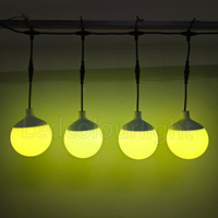 Vente directe d'usine, ampoule à pixels RVB RVBW de 150 mm, contrôlable par DMX512, pour la décoration de bars et de discothèques