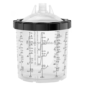 650ml usa e getta per pistola <span class=keywords><strong>a</strong></span> <span class=keywords><strong>spruzzo</strong></span> con coperchio del filtro 125mic per pittori professionali <span class=keywords><strong>a</strong></span> <span class=keywords><strong>spruzzo</strong></span> per autoveicoli - Product Image 3