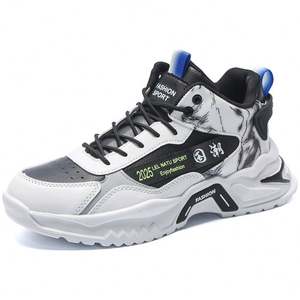 New Breathable High-top <b>Shoes</b> Men's Trend All Match Inside Elevating Sports <b>Shoes</b> Casual Daddy <b>Shoes</b> - Product Image 1