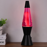 Lampe à lave en matériaux écologiques, choix éco-responsable, lampe à lave rouge LED magnifique et durable à faible consommation