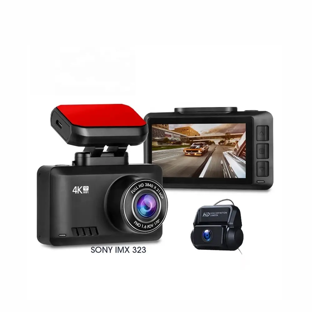 SHIXING Factory Großhandel Sony Dual Lens GPS Wifi Auto Dash Kamera 4k Nachtsicht Dash Cam Auto Black Box