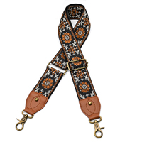Large 5cm bandoulière colorée ceinture de remplacement réglable style guitare sangle de sac à bandoulière