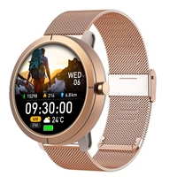 Muestra Gratuita de Relojes Inteligentes Smartwatch AMOLED con Pantalla a Color de 1.32'', 5ATM, GPS, Gloryfitpro, Reloj Inteligente Android para Mujer
