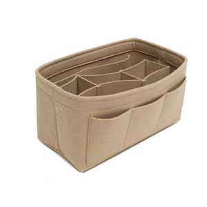 กระเป๋าจัดระเบียบแบบถือทำจากผ้าสักหลาดทันสมัย ดีไซน์อเนกประสงค์ พร้อมซิปกลางสำหรับจัดเก็บและจัดระเบียบ - Product Image 5