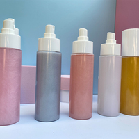 Fixateur de Maquillage Personnalisable Rose Contrôle-Sébum Hydratant Éclatant Pailleté