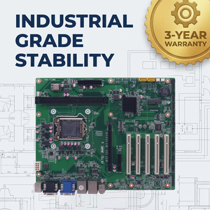 เมนบอร์ดอุตสาหกรรม H110 สำหรับซีพียูอินเทลรุ่นที่ 6–9 DDR4 Quad DIMM M.2 NVMe PCIe รองรับ 5G พร้อมใช้งาน - Product Image 2