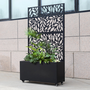 Grande Fioriera in Alluminio Stile Australiano con Griglia Metallica, Recinzione da Giardino e Schermo Privacy Verniciato a Polvere Resistente - Product Image 1