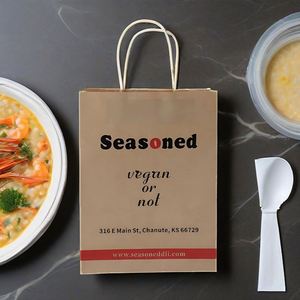 Bolsas de Papel Reciclables de Grado Alimenticio, Impresas Personalizadas, para Sándwiches y Bocadillos para Llevar - Product Image 5