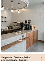 Revêtement mural Mara Color Stone sans mastic, imperméable, effet marbre, peinture artistique pour villa