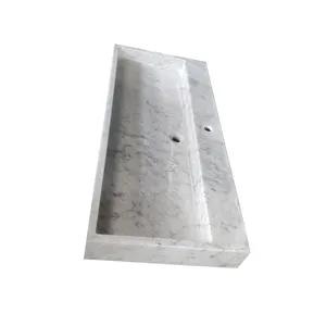 Wholesale price stone white marble kitchen sink modern