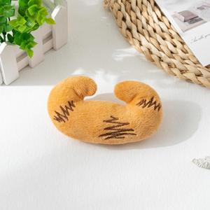 Jouet à mâcher pour chien en peluche écologique en forme de pain, avec couineur, résistant aux morsures et aux effets de nettoyage des dents - Product Image 4