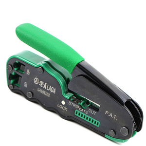 Laoa Uốn Tóc bồng Kìm crimper Mạng Công cụ cáp vũ nữ Thoát Y dây Cutter cắt plier thiết bị đầu cuối uốn công cụ di động - Product Image 4