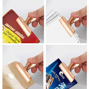 Stainless Steel Sealing Clips T Type 430 Reusable Food Preservation <b>Bag</b> Clips Minimalist Design - Product Image 3