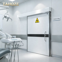 Porte de blindage radiologique équivalent au plomb (1-3 mmPb), antibactérienne et anti-rayons X pour salle de tomodensitométrie hospitalière et salle de radiologie
