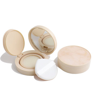 Boîte de poudre compacte cosmétique en plastique <span class=keywords><strong>rose</strong></span> doré avec logo personnalisé 13g, boîte de fond de teint coussin d'air, boîte de crème <span class=keywords><strong>BB</strong></span>, emballage - Product Image 1