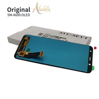 Pack de service OLED d'origine LCD A600 pour téléphone mobile Samsung Galaxy A6 Pièces réparées LCD avec boîte d'emballage