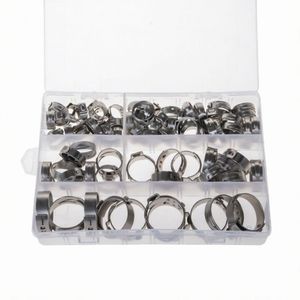 Collier de serrage en acier à ressort galvanisé noir, à double barbe, 0,3g, pour équilibrage de rotor, norme, en pouces - Product Image 1