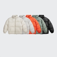Vestes et manteaux d'hiver pour hommes, logo personnalisé sur le devant, réversibles et coupe-vent