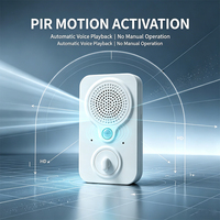 IFA02 M1 Sonnette d'Accueil 10S DIY Enregistrement Vocal Capteur Infrarouge PIR Volume 3 Niveaux Type-C 500mAh Longue Autonomie Fixation Adhésive