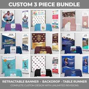 Pack Pop-Up Portable Rétractable pour Stand d'Exposition 8x10ft – Kit Professionnel en Alliage d'Aluminium pour Salons Commerciaux - Product Image 4