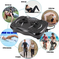 Plateforme vibrante d'entraînement vertical, machine amincissante et brûle-graisses, appareil de fitness à vibrations pour le corps entier