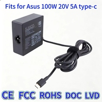 Câble de charge pour ordinateur portable 100W 20V 5A TYPE-C PD Alimentation pour ASUS ZenBook X14 ASUS ROG Flow X12 ASUS ROG Flow X13