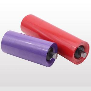 중공업 벨트 컨베이어 캐리어 롤러 새로운 탄소강 철 고무 채광 벨트 컨베이어 롤러 아이들러 롤러 소매 용 롤러 - Product Image 4