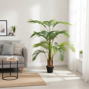 Verde pianta artificiale palma con vaso 47.2 pollici categoria di prodotto piante artificiali e verde - Product Image 3