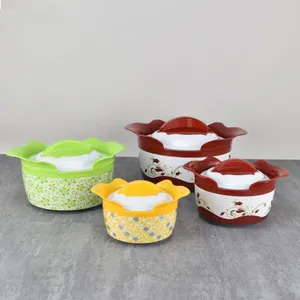 Luxury Kitchen Food Insulated Hot Pot Casserole 4 Pcs Set Cookware Sets Food Warmer Casserole Dish